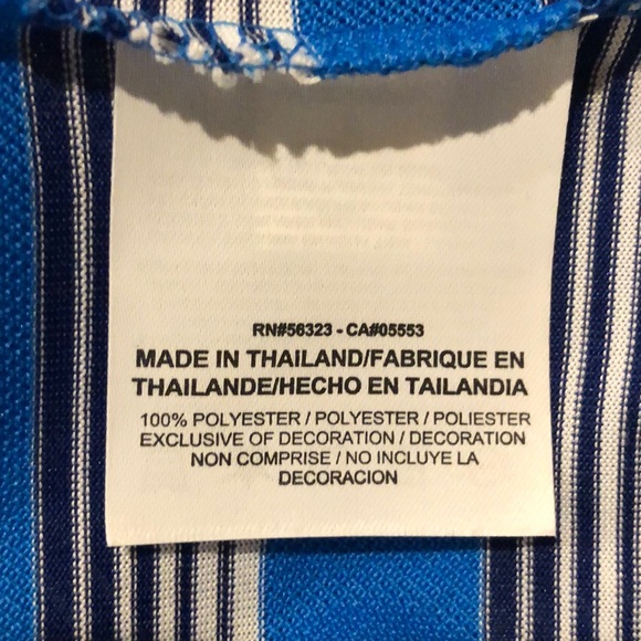 Nike Golf Tour Performance Dri Fit Striped Polo L - Picture 4 of 5